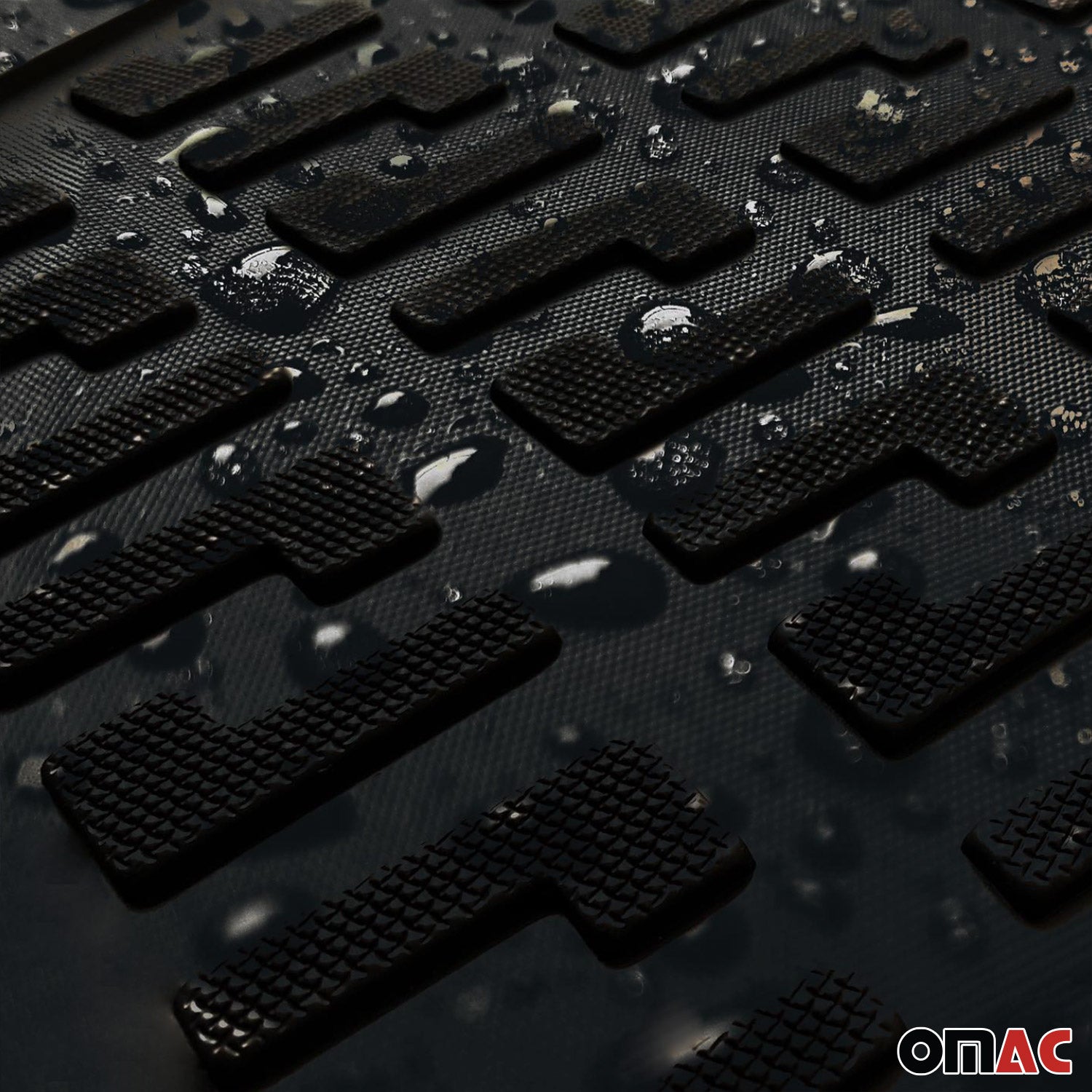 Fußmatten 3D Gummimatten für Hyundai Getz Schrägheck 2002-2009 TPE Schwarz 4x