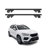 Dachträger Grundtäger für Cupra Ateca 2018-2026 Aluminium 90kg TÜV Schwarz 2tlg