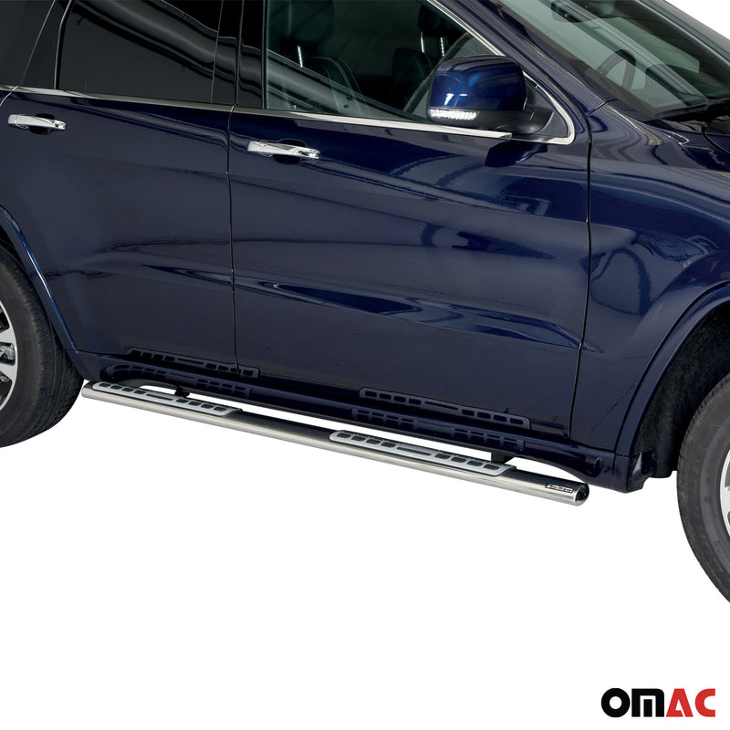 Stahl Schwellerrohre Trittbretter für Jeep Grand Cherokee Overland 2013-2017