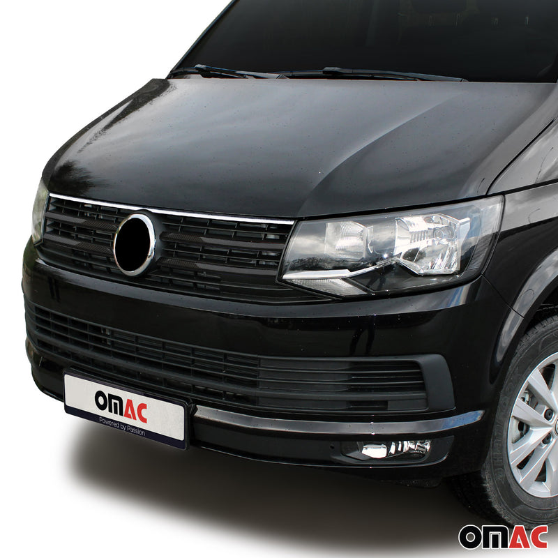 Kühlergrill Grillleisten für VW T6 Transporter alle 2015-2019 Chrom Silber