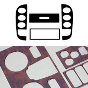 Innenraum Dekor Cockpit für Citroen C3 2002-2012 Wurzelholz Optik 3tlg