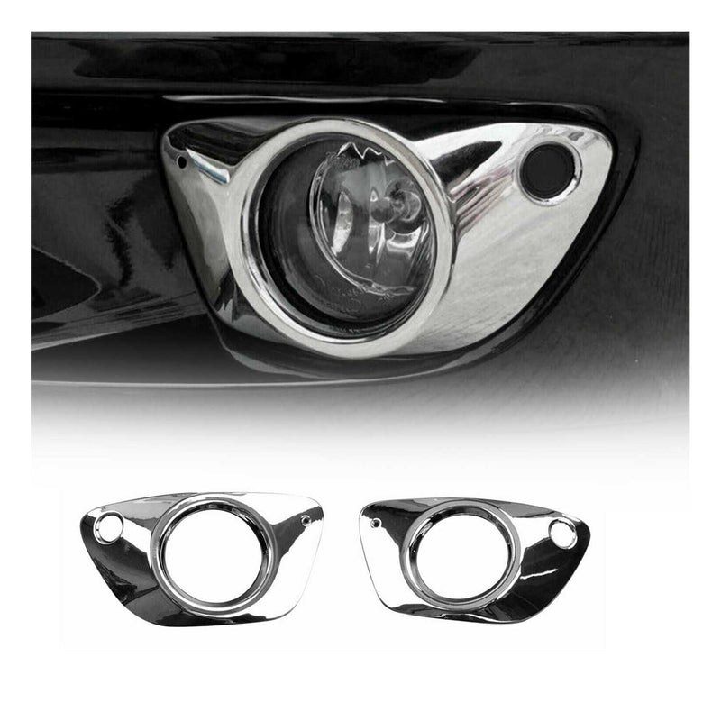 Nebelscheinwerfer Rahmen Umrandung für Porsche Macan 2014-2018 Chrom ABS 2x