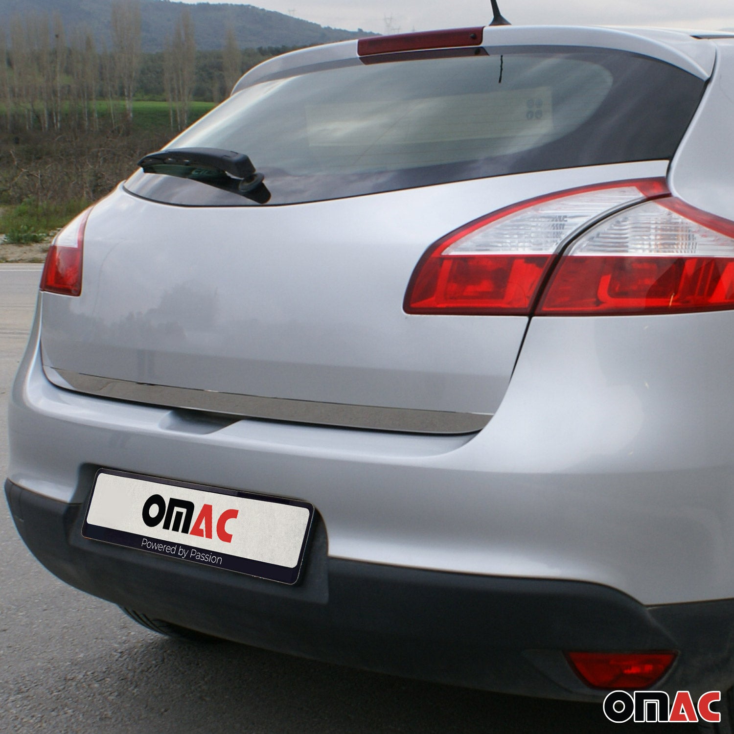 Kofferraumleiste Heckleiste für Renault Megane 2008-2016 Untere Chrom Edelstahl