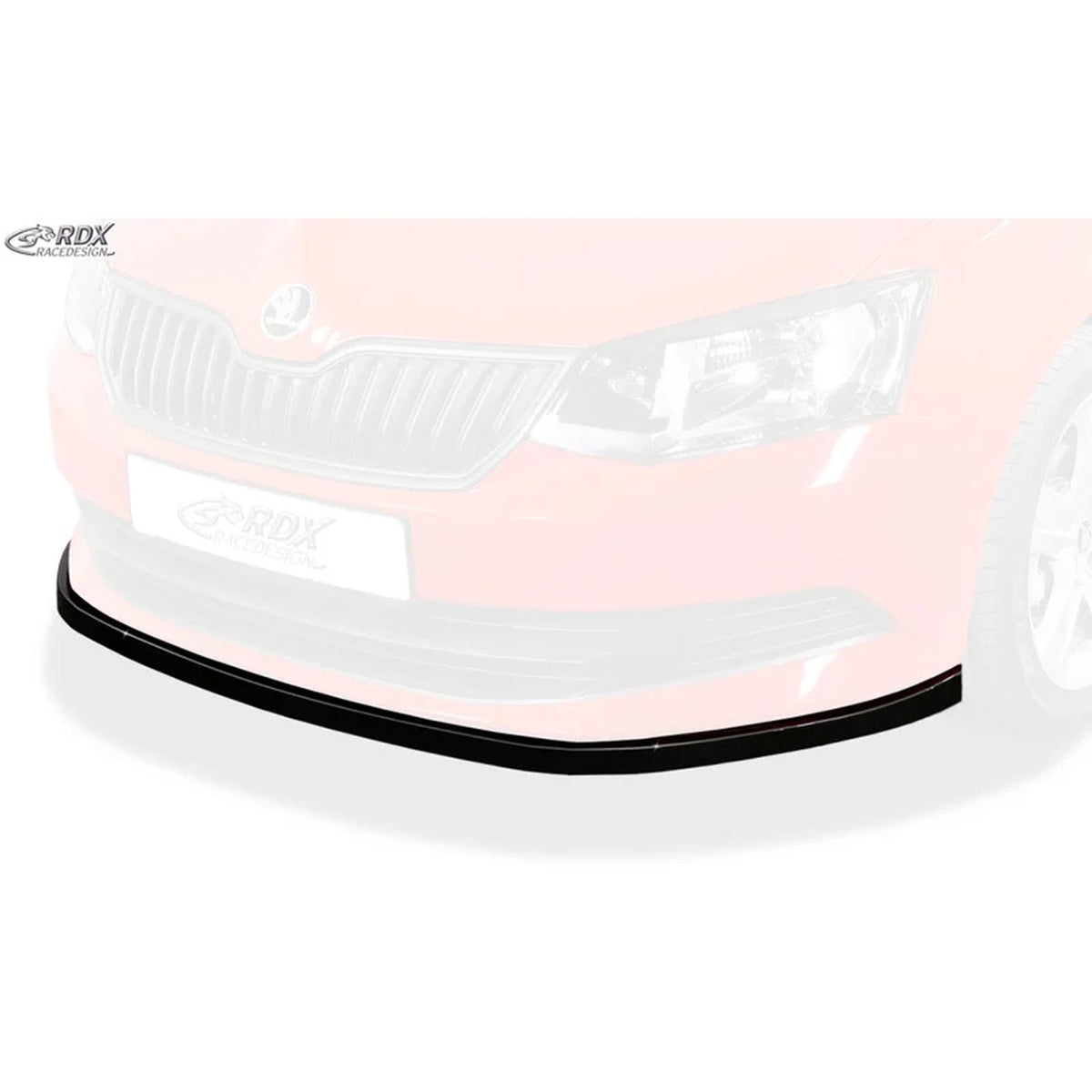 RDX Frontspoiler für Skoda Fabia III NJ 2014-2018 ABS Schwarz TÜV