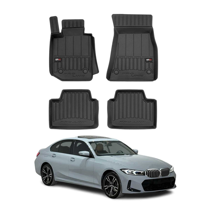 OMAC Gummi Fußmatten für BMW 3er G20 G21 2019-2025 Premium TPE Automatten 4tlg