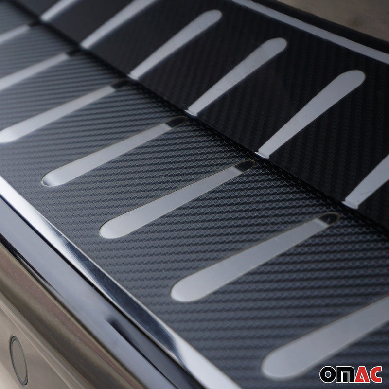 Ladekantenschutz Stoßstange für VW T6 T6.1 2015-2024 Einzeltür Kohlefaserfolien