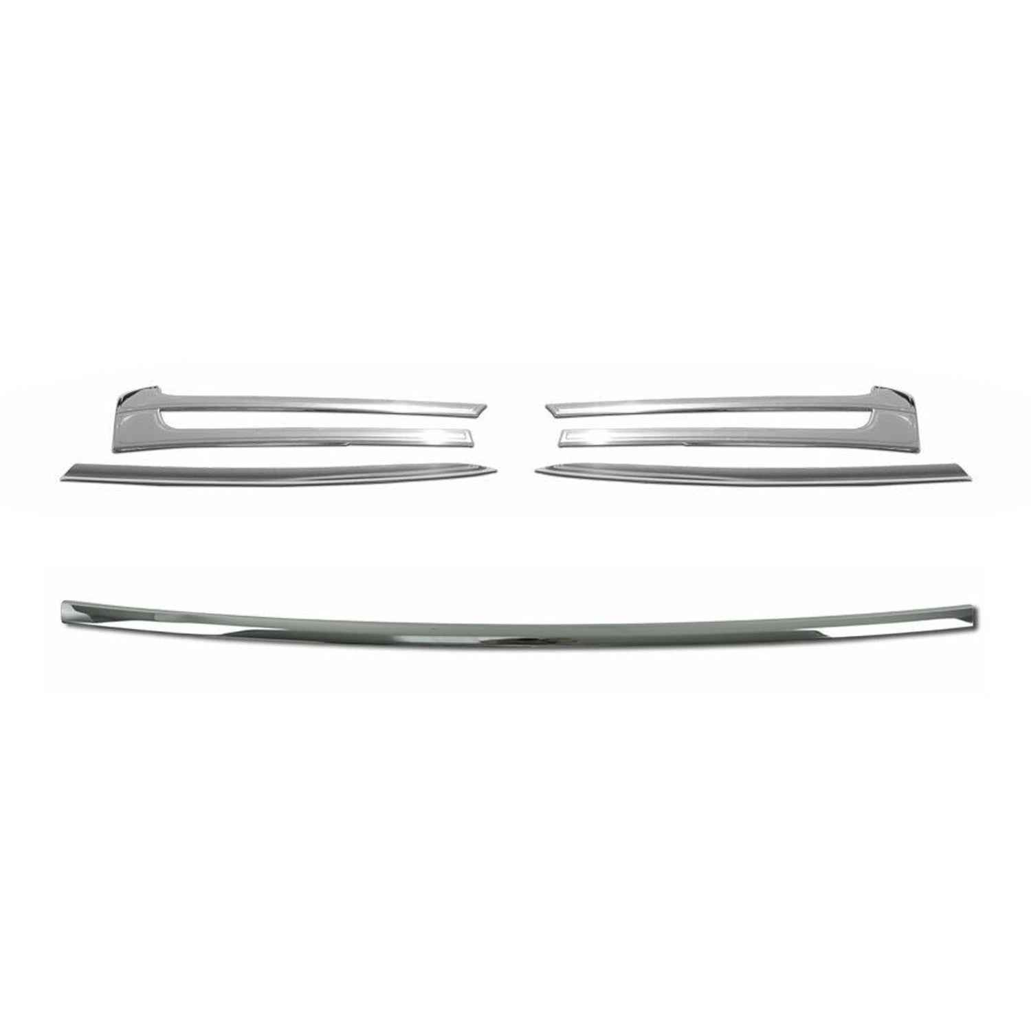 Kühlergrill Grillleisten Satz für VW Transporter T5 2009-2015 Edelstahl Satz