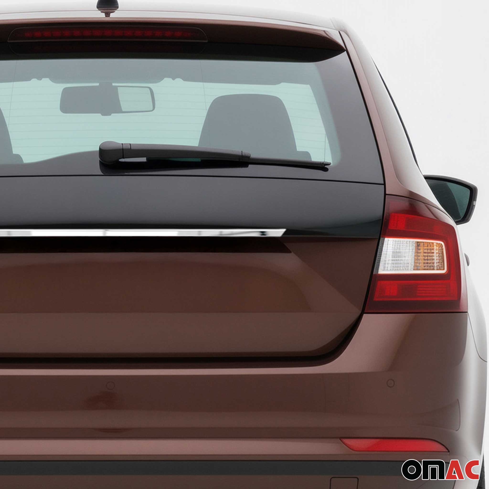 Kofferraumleiste Heckleiste für Skoda Rapid Spaceback 2013-2019 Edelstahl Chrom