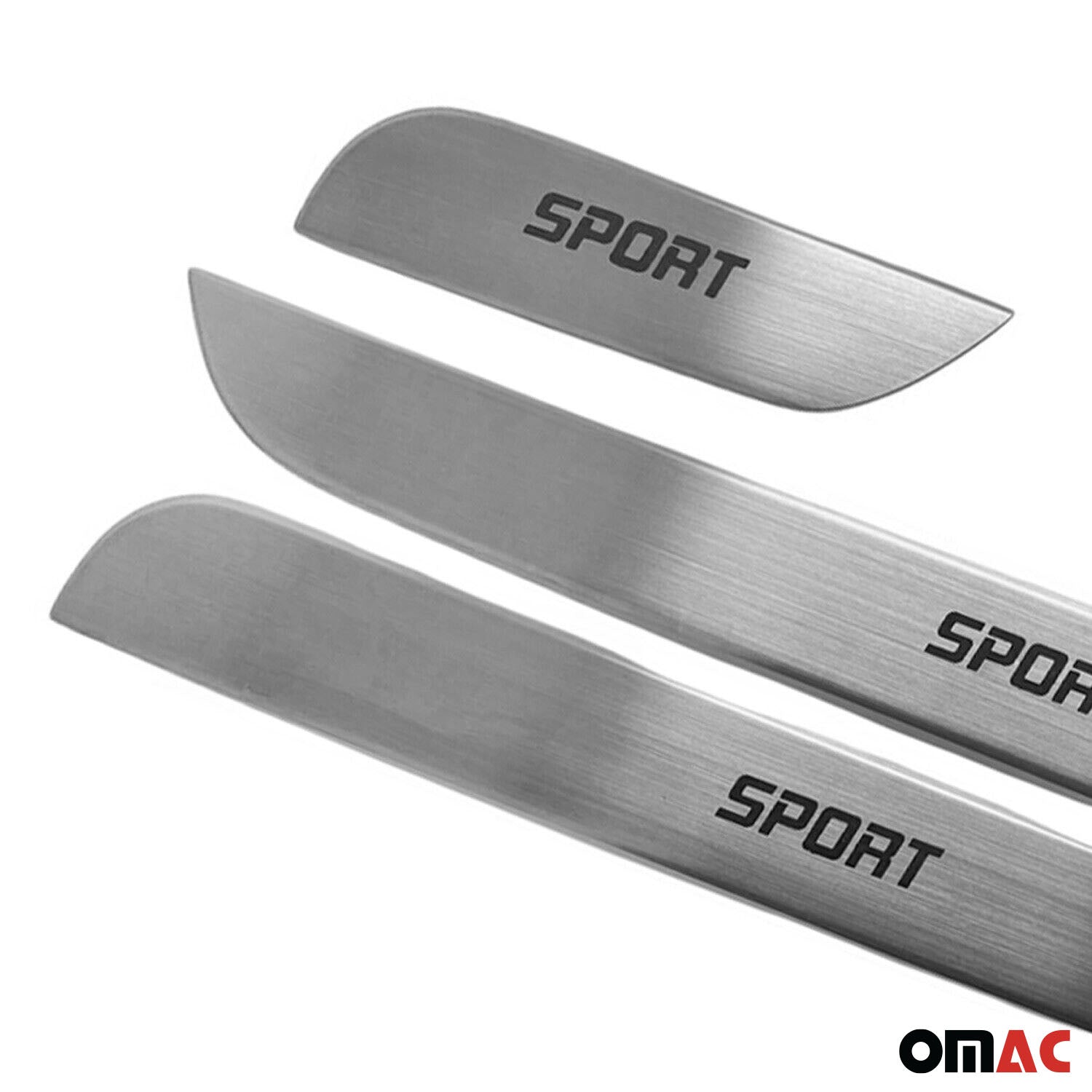 Einstiegsleisten Türschweller Sport für Volvo XC60 2017-2025 Edelstahl Silber 4x