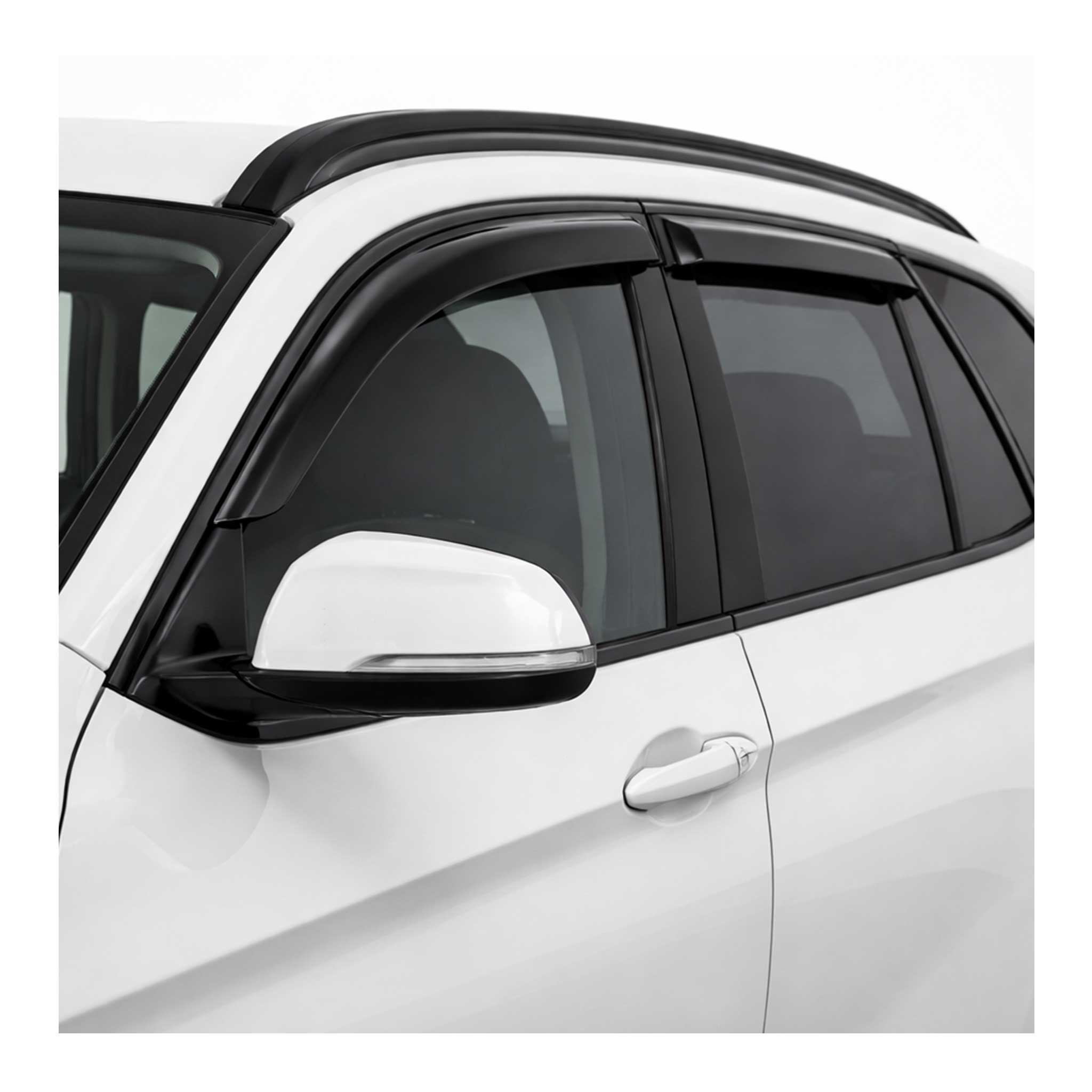 Windabweiser Regenabweiser für BMW X1 E84 2009-2015 Acryl Dunkel 4tlg