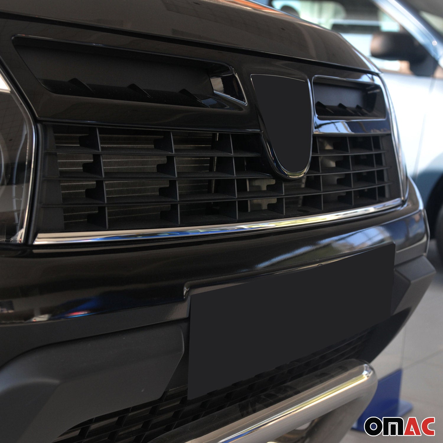 Kühlergrill Leisten Grillleisten für Dacia Duster 2012-2018 Edelstahl Chrom