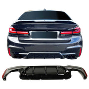 JOM Heckdiffusor Spoilerlippe für BMW 5er G30 / G31 2017-2020 schwarz glänzend