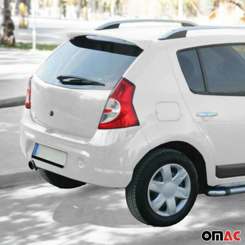 Dachspoiler Spoiler für Dacia Sandero & Stepway II 2012-2020 Weiss Lackiert