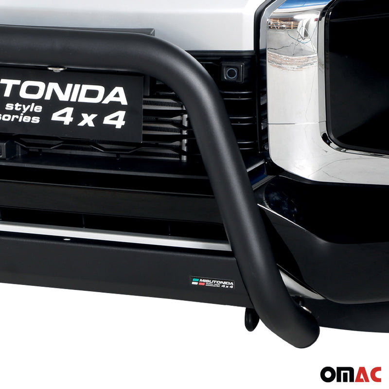 Frontbügel Frontschutzbügel für Mitsubishi L200 Club Cab 2019-2025 ø63 Schwarz