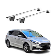Dachträger Grundtäger für Ford S-Max II 2015-2023 100kg Aluminium Silber 2x ABE
