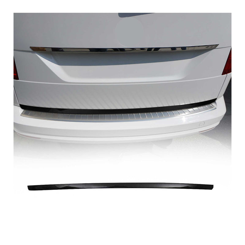 Kofferraumleiste Heckleiste für VW Caddy 2015-2020 Untere Kohlefaser Schwarz