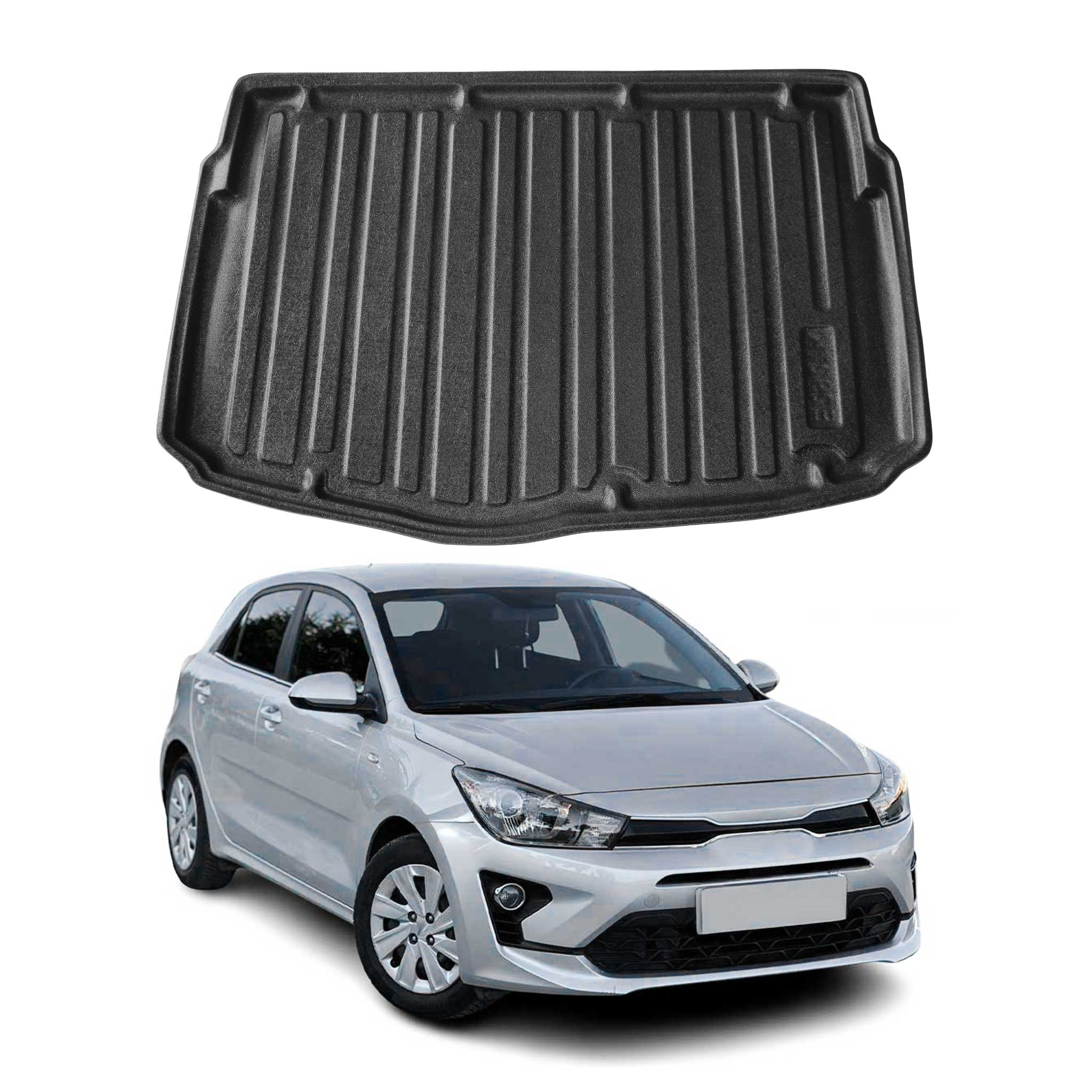 Kofferraumwanne Laderaumwanne für Kia Rio 2017-2026 Schrägheck 5tür Gummi TPE