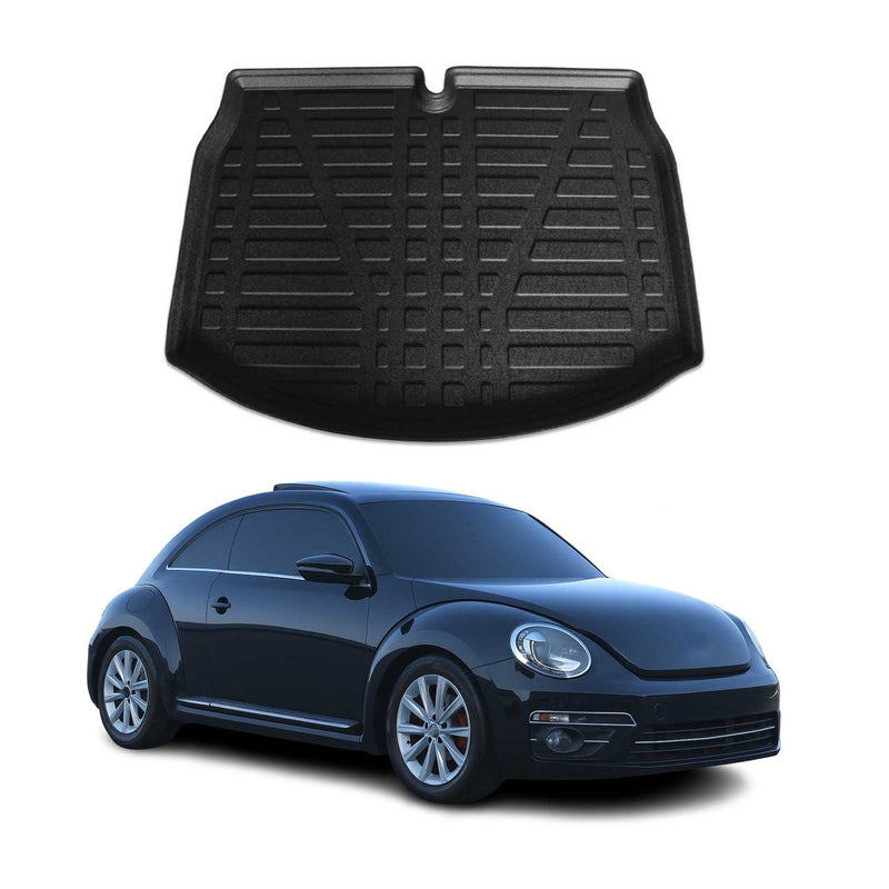 Kofferraumwanne Laderaumwanne für VW Beetle Coupe 2011-2021 Gummi TPE Schwarz