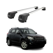 Dachträger Grundträger für Toyota RAV4 III 2006-2012 Aluminium 75kg Grau 2tlg