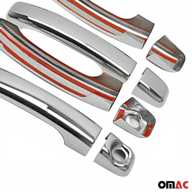 Door handle cover door handle caps for Nissan NV400 2010-2021 stainless steel silver 8 pieces