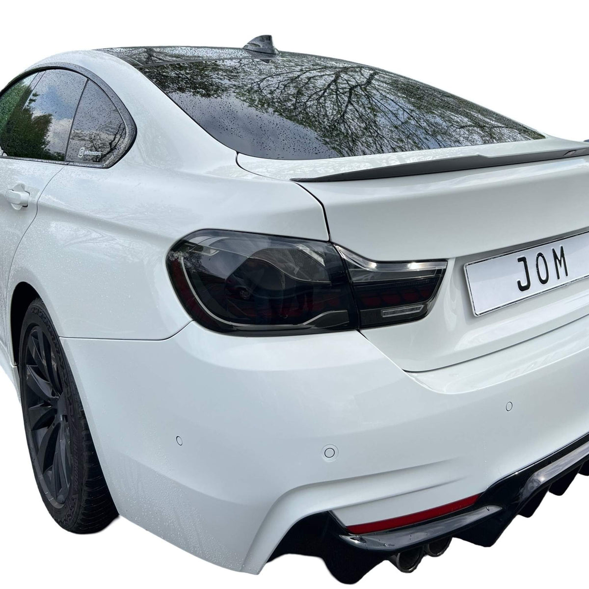 JOM OLED/LED Rückleuchten für BMW F32 Coupe/F33 Cabrio/F36 Gran Coupe 2013-2021 Rauchgrau