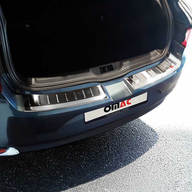 Ladekantenschutz Stoßstangenschutz für Renault Megane 2015-2020 Edelstahl Silber