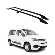 Dachreling Relingträger für Toyota Proace City 2019-2026 Kurzer Alu Schwarz