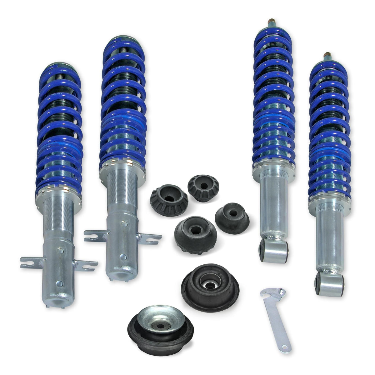 JOM BlueLine Gewindefahrwerk mit Domlager-Set für VW Golf 2 1983-1991