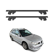 Dachträger Grundtäger für Subaru Impreza II Kombi 2000-2007 Alu TÜV Schwarz 2tlg