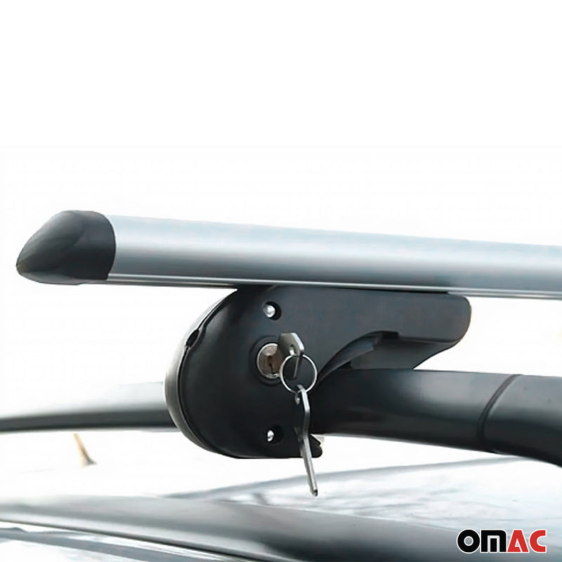 Menabo roof rack luggage carrier for Daihatsu Xenia 2011-2015 90kg aluminum silver