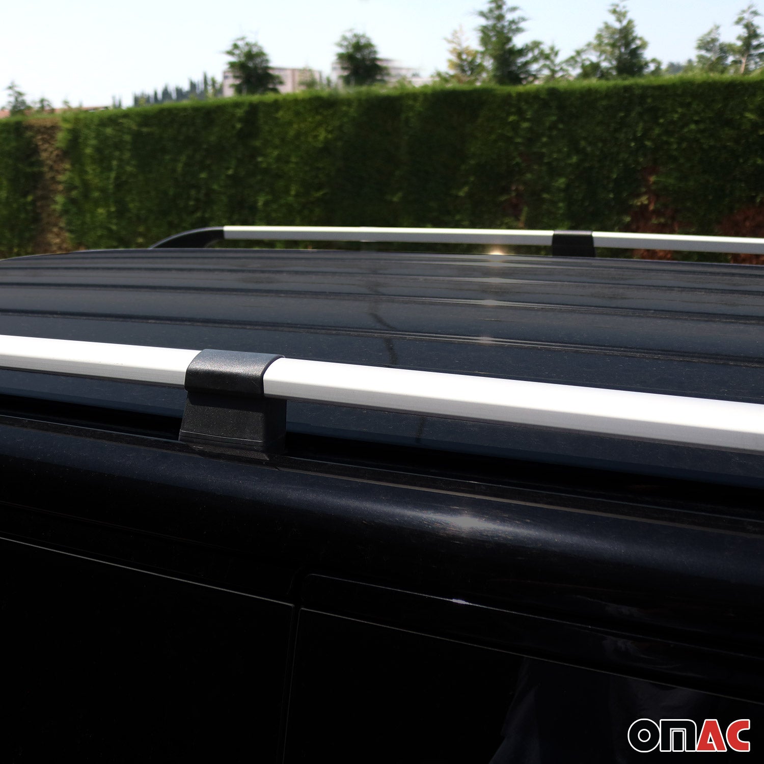 Dachreling für Mercedes Vito / V-Klasse W639 W447 2003-2026 L2 Lang Alu Grau