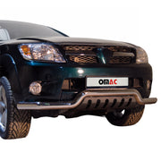 Frontbügel Frontschutzbügel für Toyota Hilux 2005-2015 Edelstahl mit ABE Silber