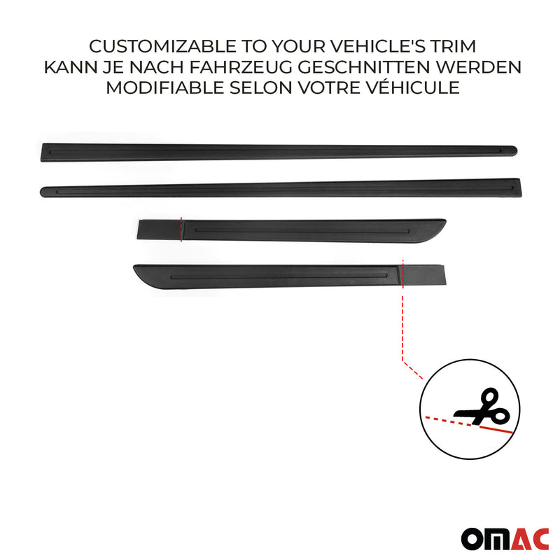 Seitentürleiste Türleisten Türschutzleisten für Opel Insignia ABS Chrom 4x