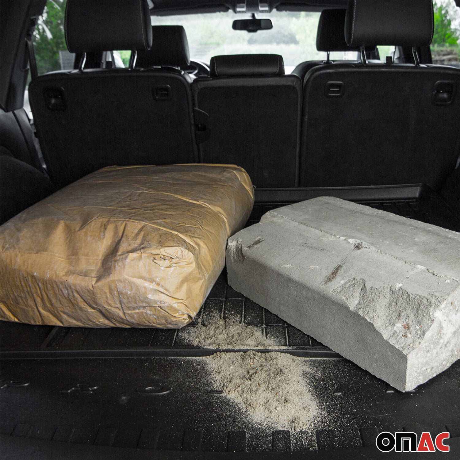 OMAC Gummi Kofferraumwanne für Hyundai Santa Fe IV 5Stize 2018-2020 Pre-FL