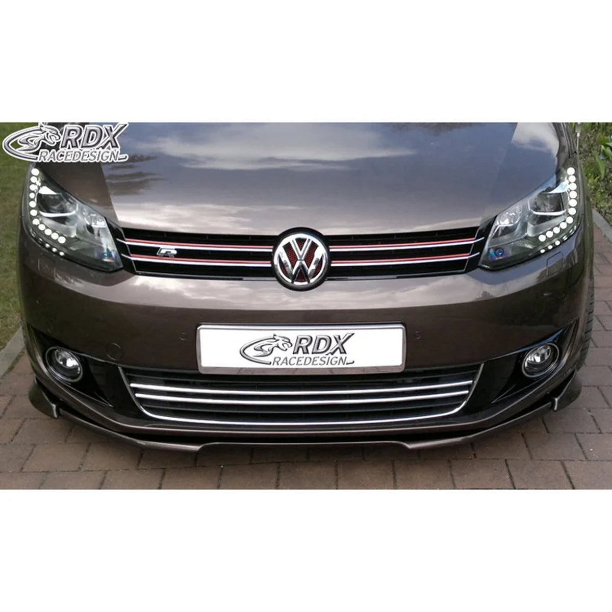 RDX Frontspoiler Vario-X für VW Touran 2011- & Caddy 2010- Polyurethan TÜV