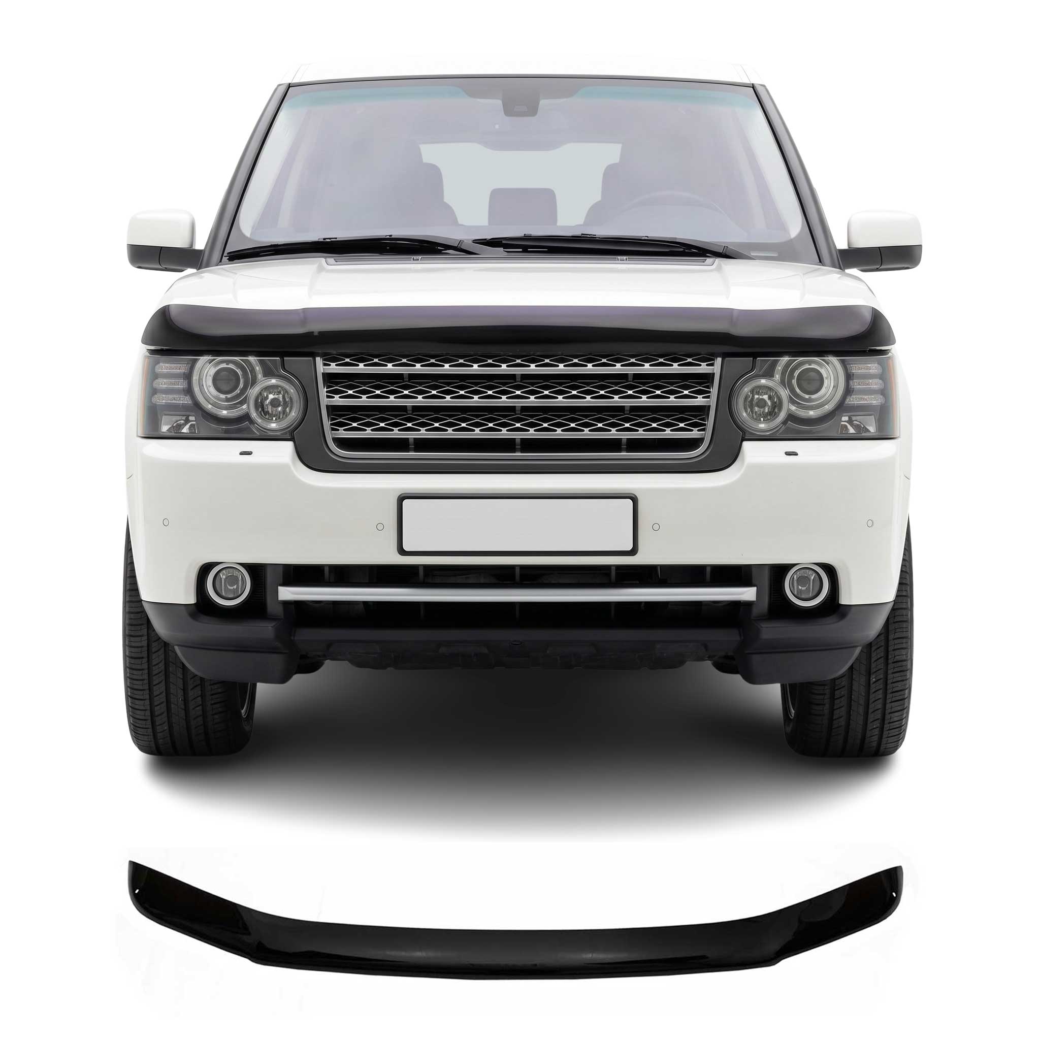 Motorhaube Deflektor Insektenschutz für Land Rover Freelander 2006-2015 Dunkel