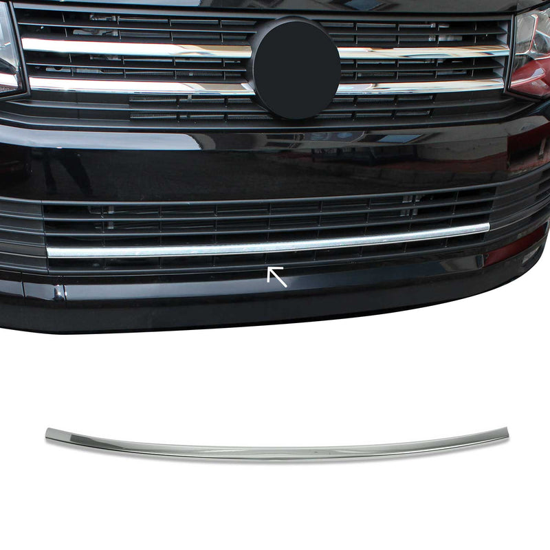 Kühlergrill Leisten Grillleisten für VW T6.1 Transporter 2019-2024 Chrom Silber