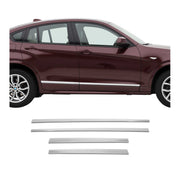 Seitentürleiste Türleisten Türschutzleiste für BMW X4 F26 2014-2018 Edelstahl 4x