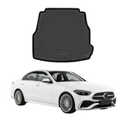 Kofferraummatte Laderaumwanne für Mercedes C Klasse W206 AMG 2022-26 TPE Schwarz