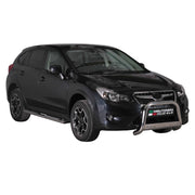 Edelstahl Seitenschweller Schwellerrohre für Subaru XV 2012-2017 Silber