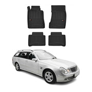 OMAC Gummi Fußmatten für Mercedes E Klasse T-Model W211 S211 2003-09 Premium 4x
