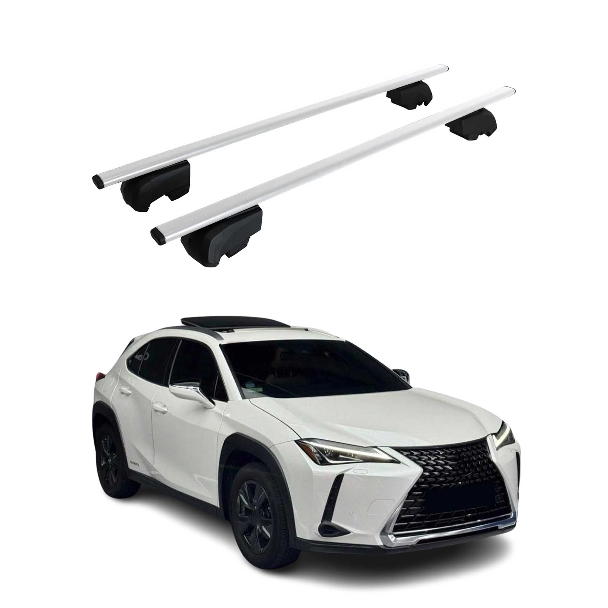 Dachträger Gepäckträger für Lexus UX ZA10 2019-2026 Grundträger ABE Silber