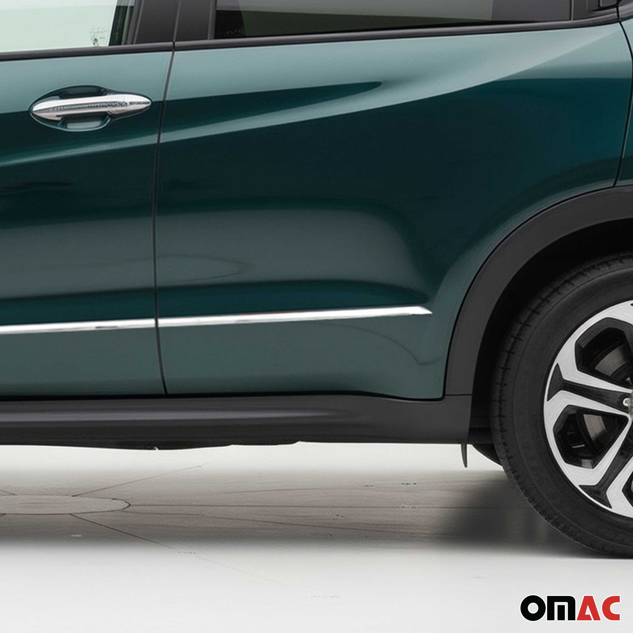 Seitentürleiste Türleisten Türschutzleiste für Honda HR-V RU5 2015-2021 Chrom 4x