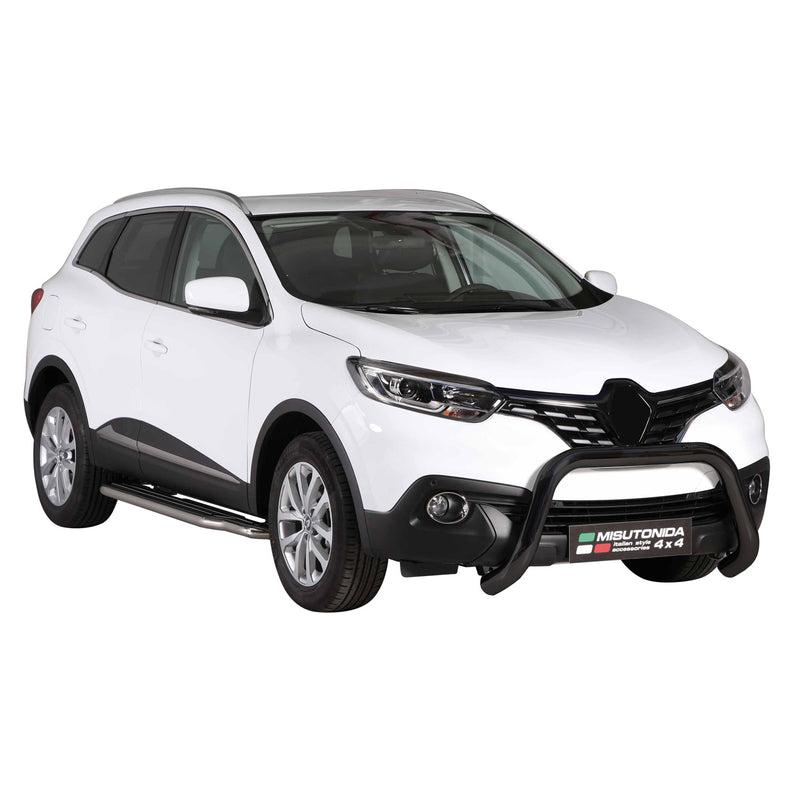 Frontbügel Frontschutzbügel für Renault Kadjar 2015-2018 ø76mm Stahl Schwarz