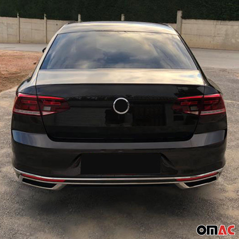 Stoßstangen Diffusor Auspuffrahmen für VW Passat B8,5 Stufenheck 2019-2025 Chrom