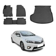 Fußmatten & Kofferraumwanne Set für Toyota Corolla Limo 2016-2019 Facelift