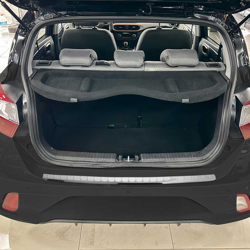 Ladekantenschutz Stoßstangenschutz für Hyundai i10 2019-2025 Edelstahl Silber