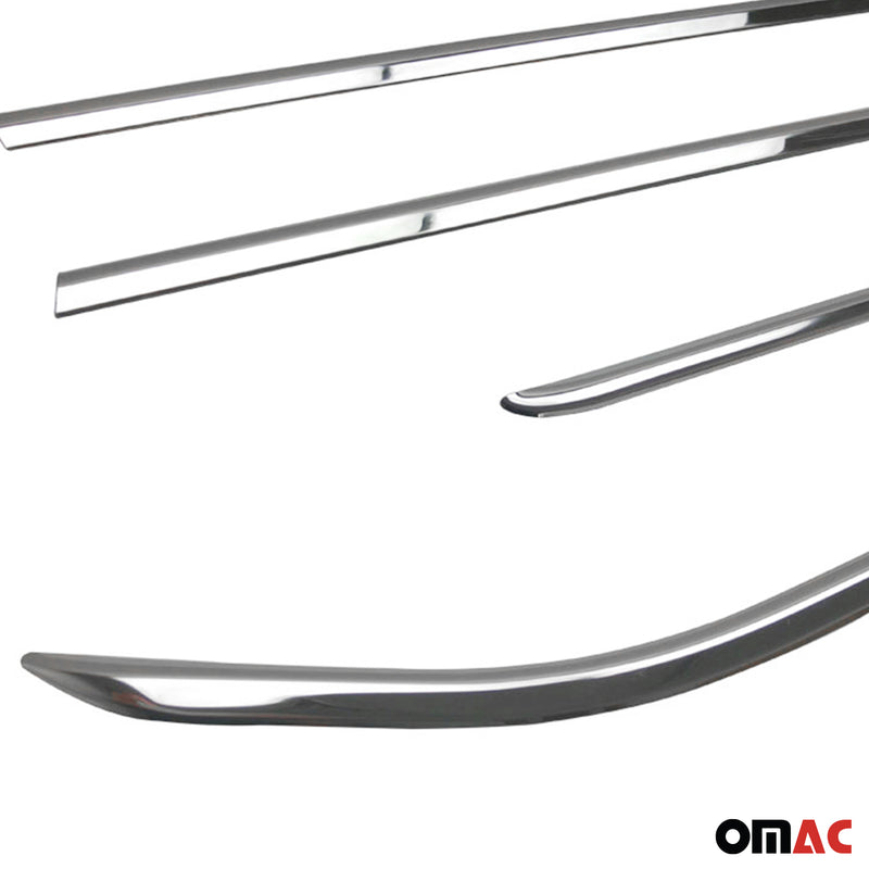 Window strips decorative strips for Opel Corsa 2015-2019 stainless steel chrome 6 pieces