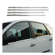 Fensterleisten Zierleisten für Ford Fiesta 2000-2010 Edelstahl Chrom 4tlg