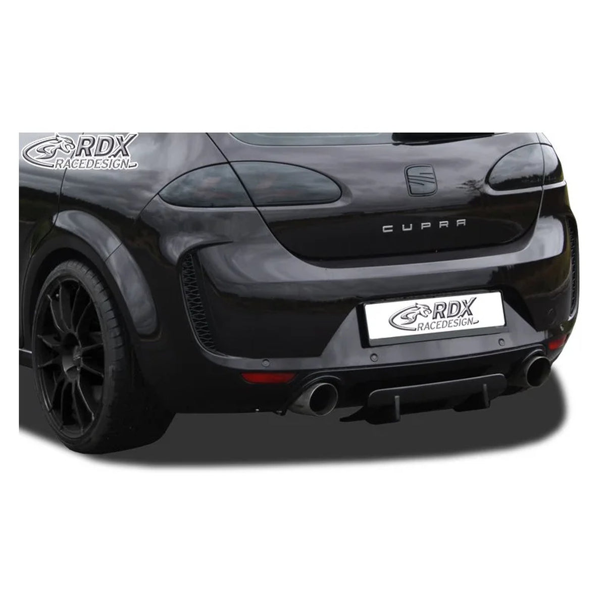 RDX Heckschürzenansatz Diffuser U-Diff für Seat Leon 1P 2005-2012